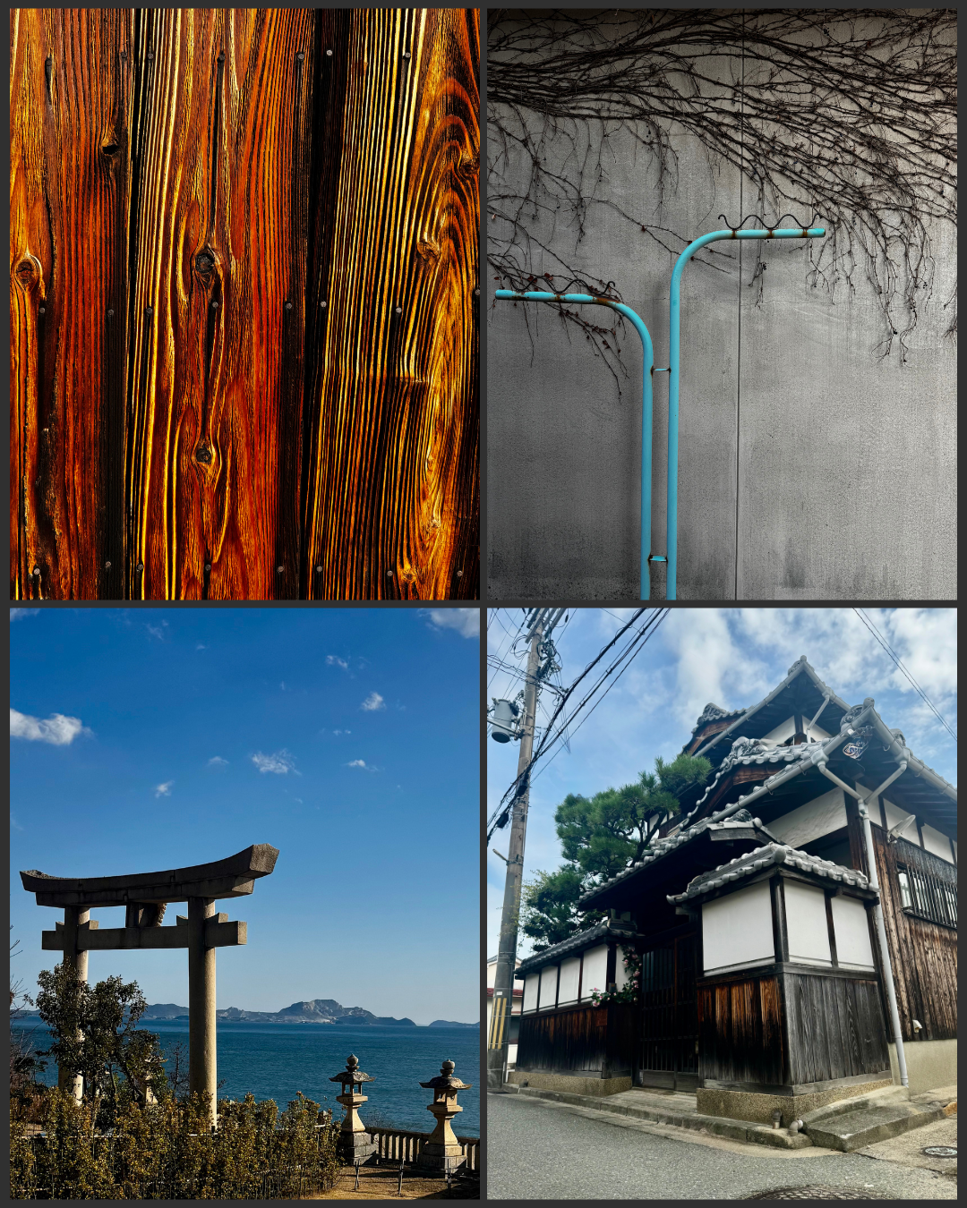 Images from Akō, Japan, where American contemporary artist Gina Keatley lives and works, reflecting a practice shaped by geography, observation, and cultural dialogue.